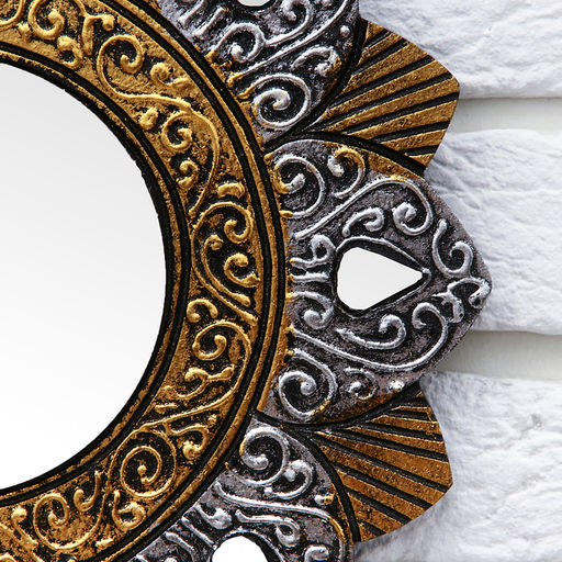 Панно зеркальное «Цветок», 30×1×30 см