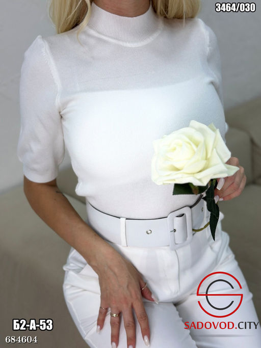 Водолазка женская с коротким рукавом - Bruno фото 5