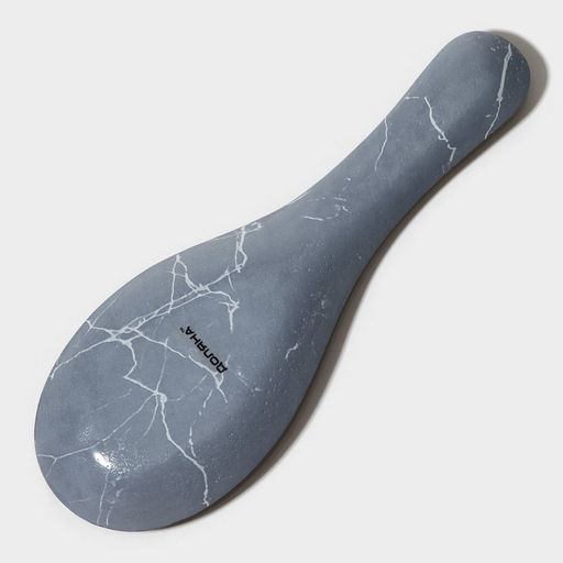 Подставка под ложку Доляна «Марбл чёрный», 23.5×8.3×1.5 см, стеклоㅤ