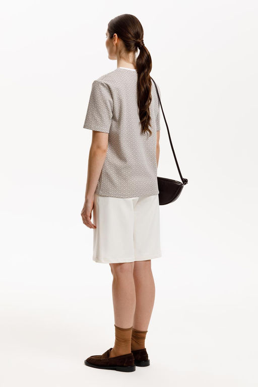 ЕВТ 3216/перламутровое облако,3Д квадраты фуфайка жен