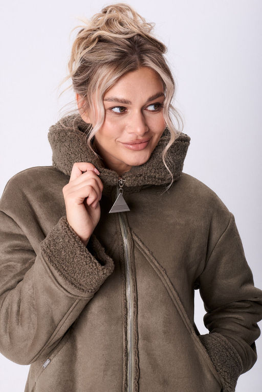 Дубленка Diamant 2121 олива