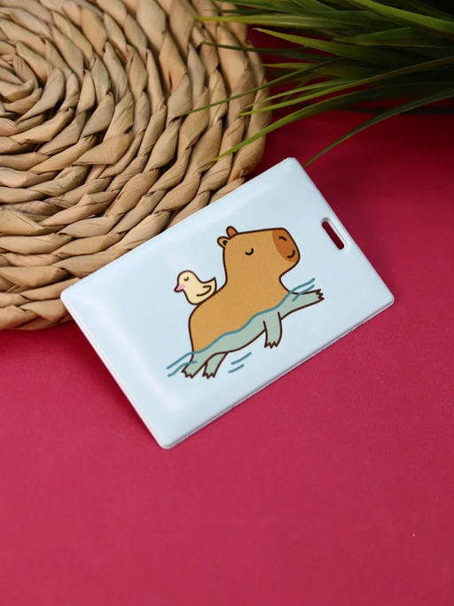 Держатель для карт Capybara and duck (6,5 х 10,4 см)