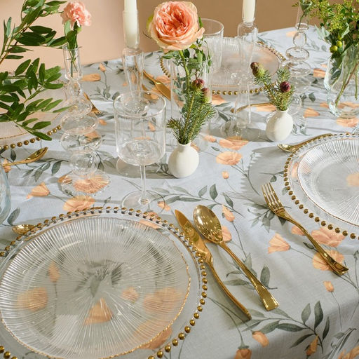 Скатерть Этель Yellow poppies 149?180 см, 100% хлопок, репс 210 г/м?