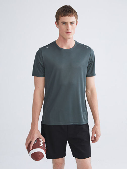 Bisiklet Yaka K?sa Kollu Erkek Spor Ti??rt