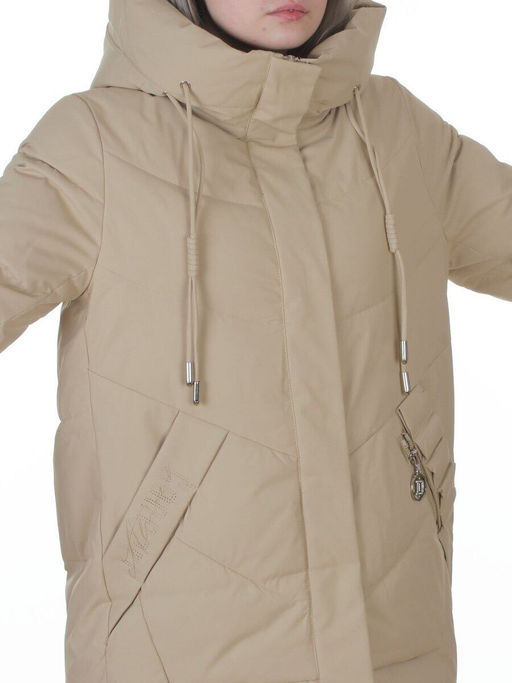 YR-6612 BEIGE Куртка зимняя женская (150 гр. холлофайбер)