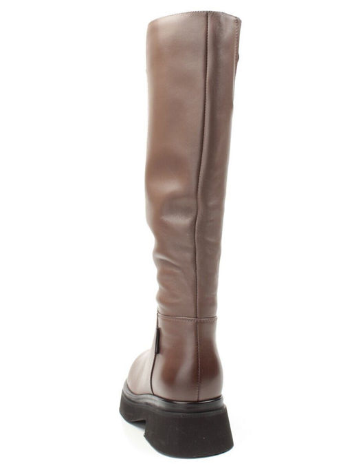 02-FG678-2BM BROWN Сапоги зимние женские (натуральная кожа, натуральный мех (еврозима))