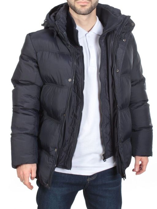 F83007 DEEP BLUE Куртка мужская зимняя NEW B BEK (150 гр. холлофайбер)