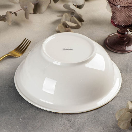 Салатник керамический Крафт, 1,4 л, 238 см, цвет темно-зелёный - Simaland фото 3