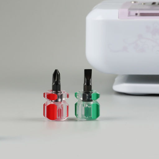 Цена за 2 шт. Набор отвёрток для швейной машины, 2 шт., красный, зелёный