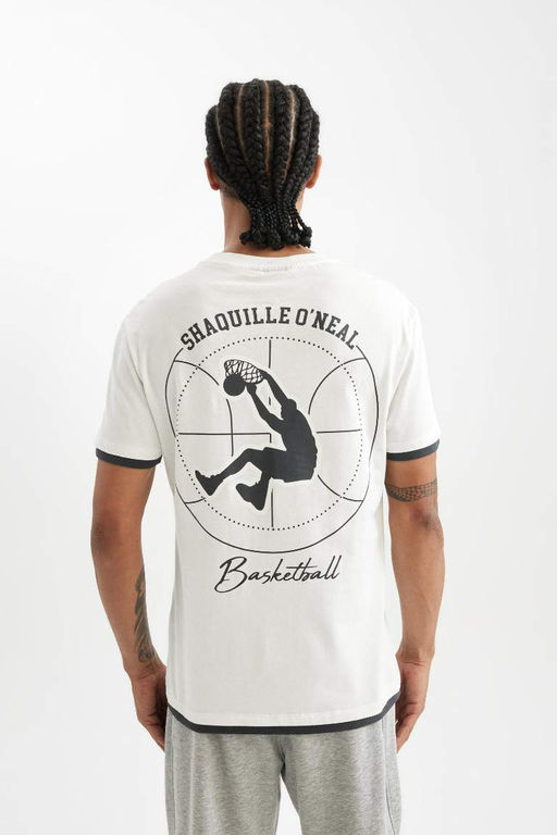 DeFactoFit Shaquille ONeal Футболка стандартного кроя с круглым вырезом и короткими рукавами  фото 9