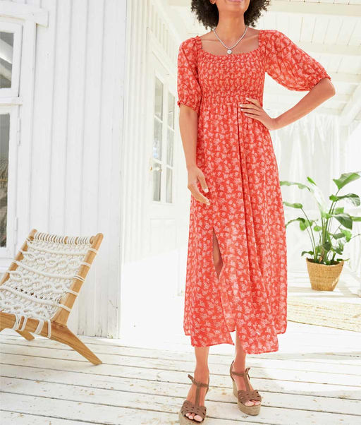 Платье, цвета коралла - Linea tesini фото 3