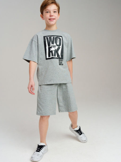 12511125 Комплект для мальчиков: фуфайка (футболка), шорты