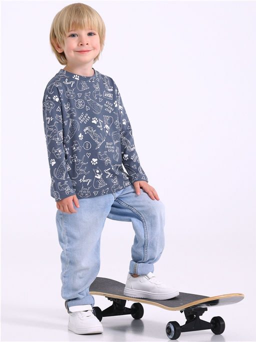 лонгслив 1ПДЛД4653001н - Апрель фото 3