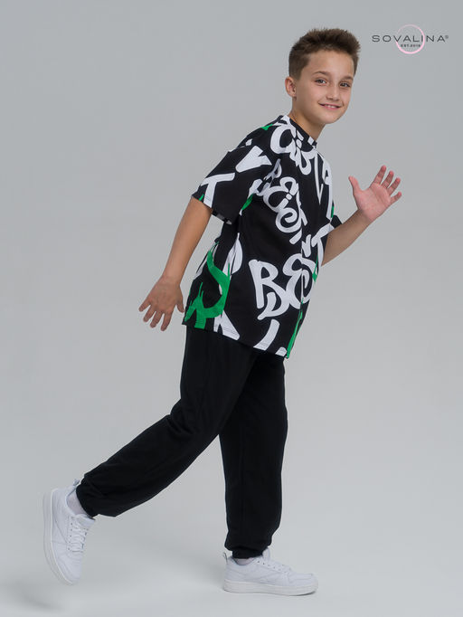 Костюм Daily men граффити бенеттон-черный - Sovalina фото 24