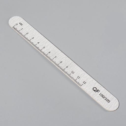 Набор пилок для ногтей, на деревянной основе, прямые, набор 20 шт., 100 грит, 18 см