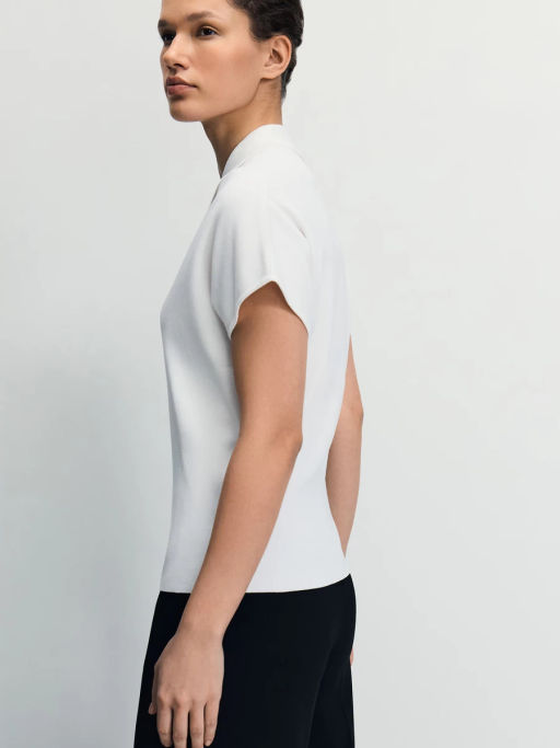 Джемпер поло из вискозы / Zarina  фото 5