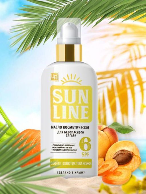 Масло для загара SPF 6 эффект золотистой кожи, 95 мл