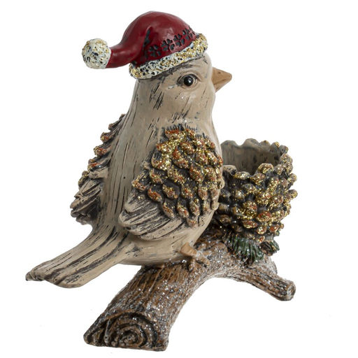 Фигурка декоративная "Птичка", L16 W6,5 H15 см, 2в.