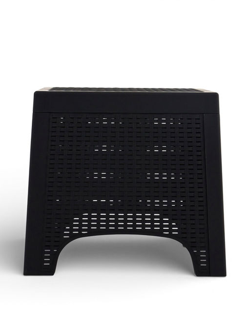 Стол садовый «Ротанг лайт», 43.5×43.5×39.5 см, пластиковый, цвет графит