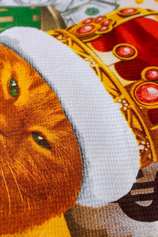 Полотенце пляжное Денежный кот - Натали фото 7