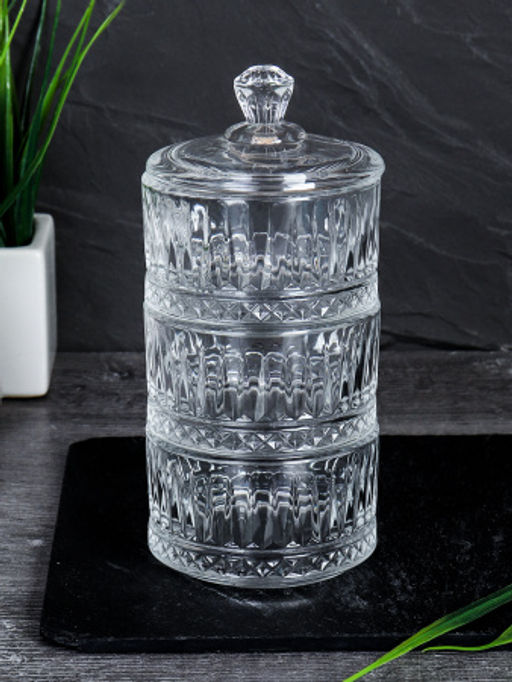 Банка для специй 100 мл 3 яруса / TG049-3 /уп 48/ - ГалеонТрейд фото 2