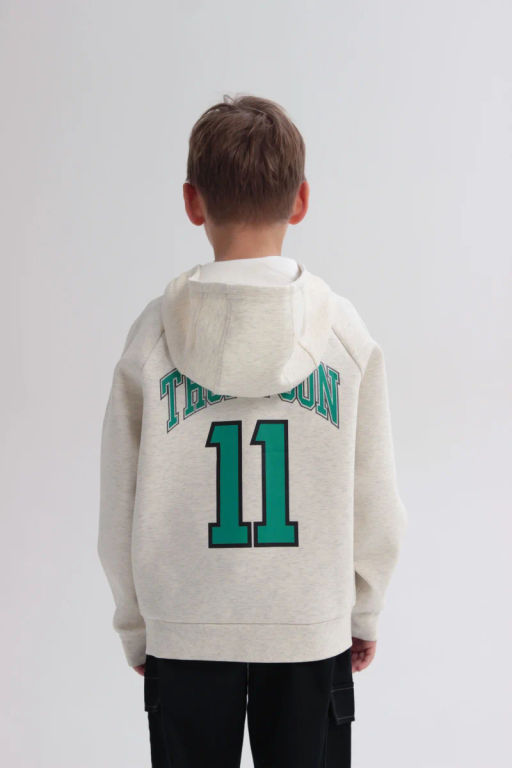 Толстовка на молнии с капюшоном Серый - Anta sport фото 4