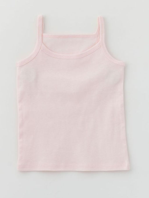 Майка для девочки из рибаны, розовый - Lesi kids фото 19