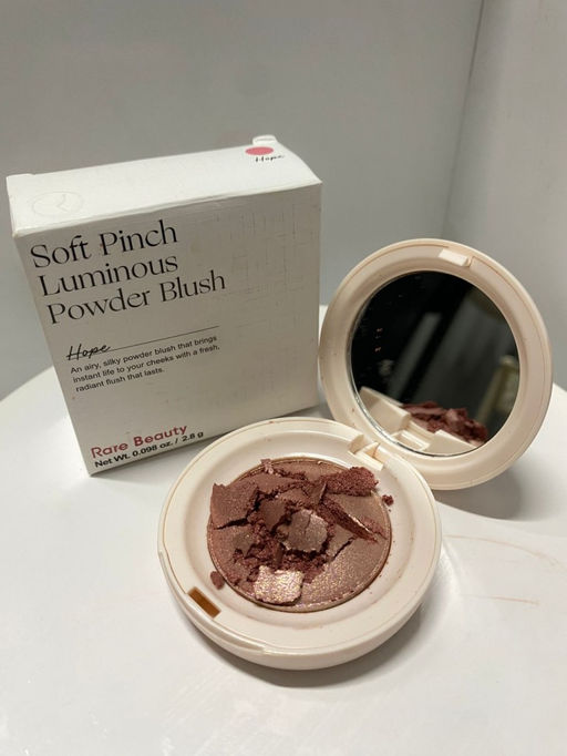 РАСПРОДАЖА Пудровые запеченная румяна для лица, тон 01 (Hope) - ANGEALA фото 2