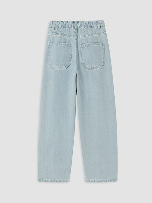 Baggy Fit Erkek ?ocuk Jean Pantolon