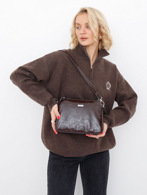 Сумка 2107-2 coffee Velina Fabbiana-Safenta