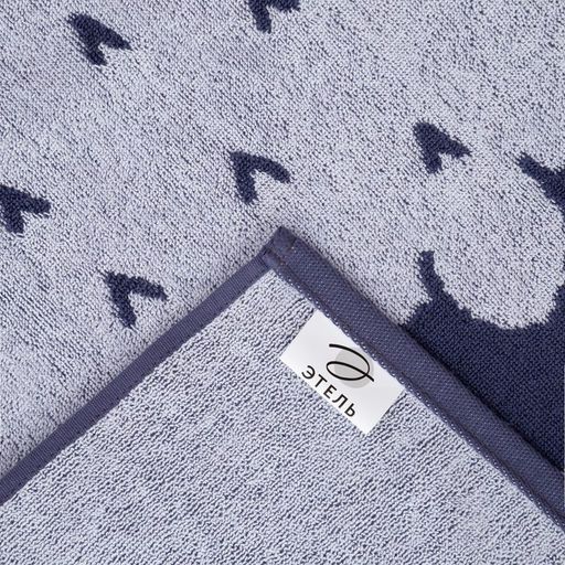 Полотенце махровое Этель Медвежонок, 70х130 см, 100% хлопок, 420гр/м2  фото 3