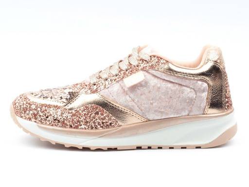 03-23F-2 BEIGE Кроссовки женские (натуральная кожа)
