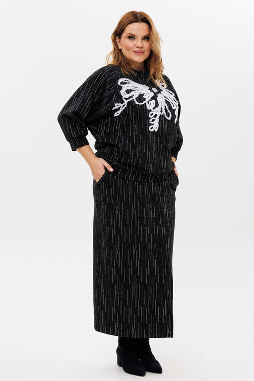 Костюм Michel Chic 1394 терракот, черный  фото 288