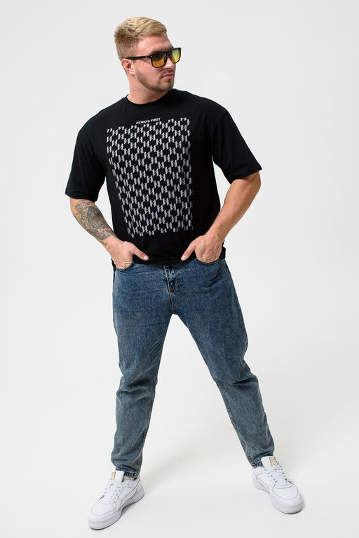 Футболка мужская 8507/1 оверсайз