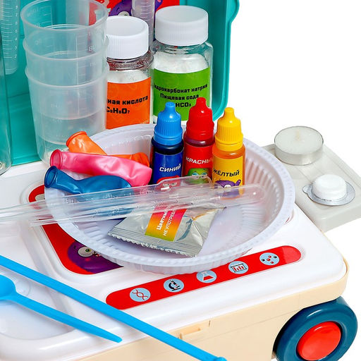 Набор для опытов Моя первая лаборатория. Новый год, стол 3 в 1, 60 опытов - Эврики фото 7