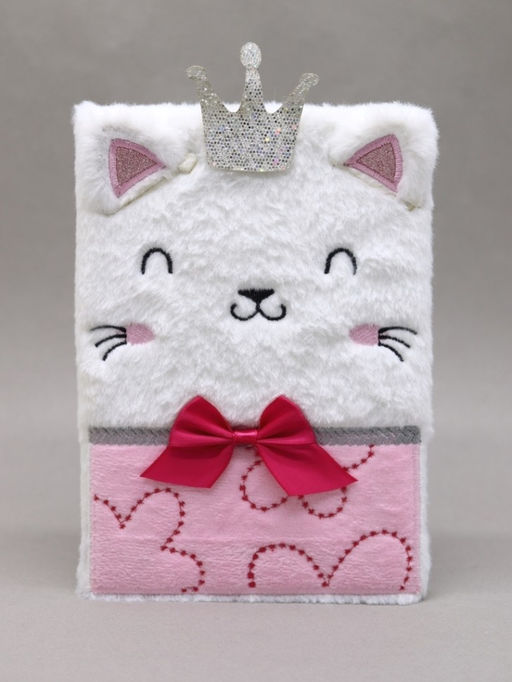 Блокнот плюшевый Princess Meow (21,5*14,5 см)