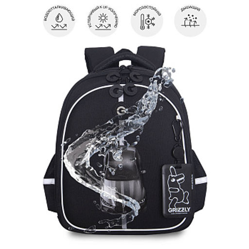 RAz-687-1 Рюкзак школьный с картхолдером на держателе - Grizzly фото 23