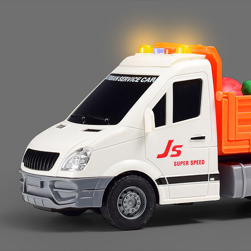 Машина "Фруктовый путь" 1:16 (свет, звук) в коробке