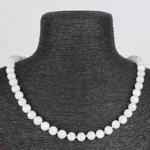 Бусы Лунный камень классические (Индия) 45 см +