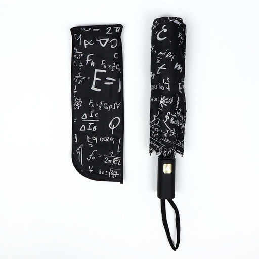 Зонт полуавтоматический Узоры, эпонж, 3 сложения, 8 спиц, R = 49 см, цвет МИКС - Simaland фото 4