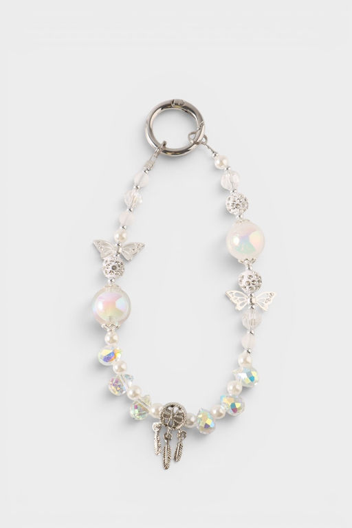 Брелок - обвес на сумку «Сад бабочек и ловец снов», 13 см