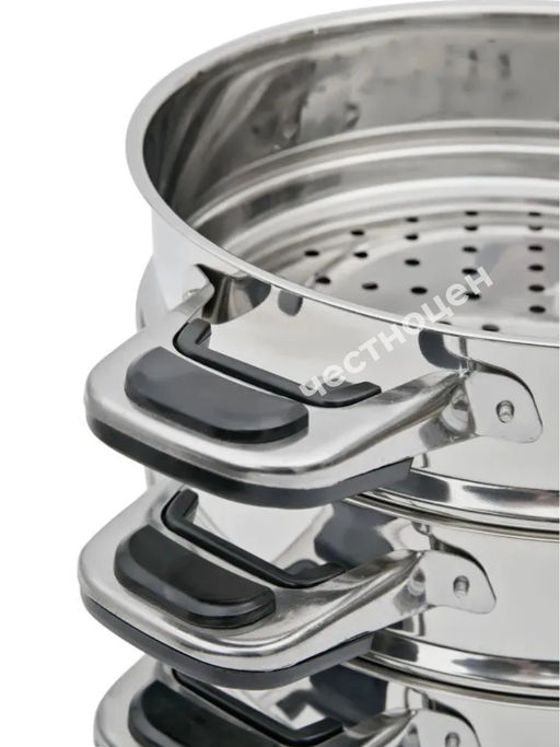 Мантоварка 24см 3- секции (АЛТЫН) КТ-243АТ индукц. дно