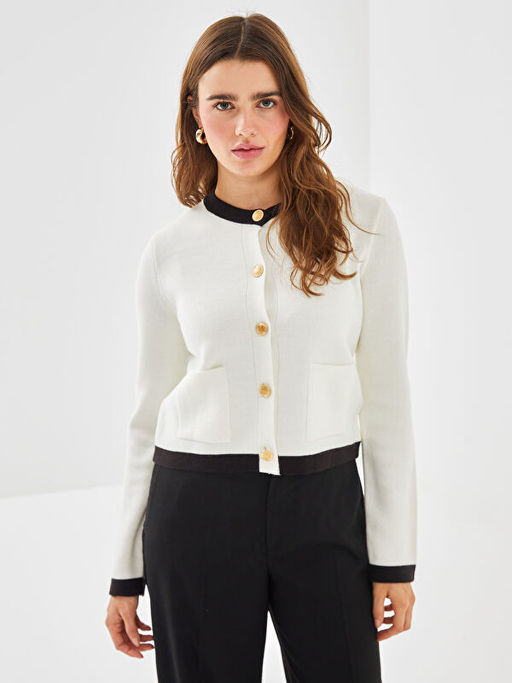 Bisiklet Yaka Kad?n Triko H?rka