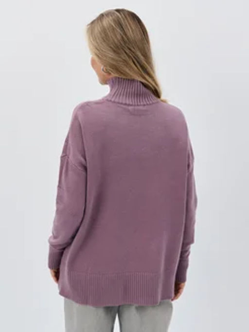 Свитер Дейн (сливовый) One Size - Nadi bordo фото 3