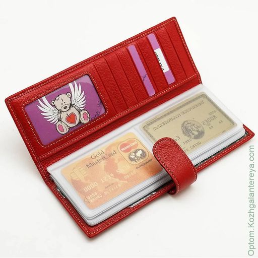 Женская кожаная визитница Sergio Valentini СВ 8095-075/2  фото 6