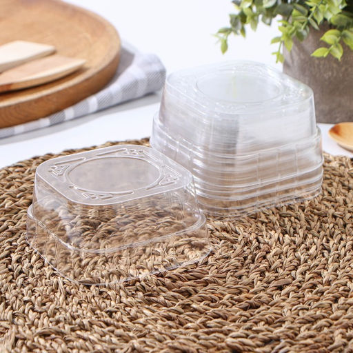 Цена за 3 шт. Контейнеры одноразовые Не ЗАБЫЛИ!, крышка, набор 10 шт., ПВХ, 9.5×4.5 см, прозрачные