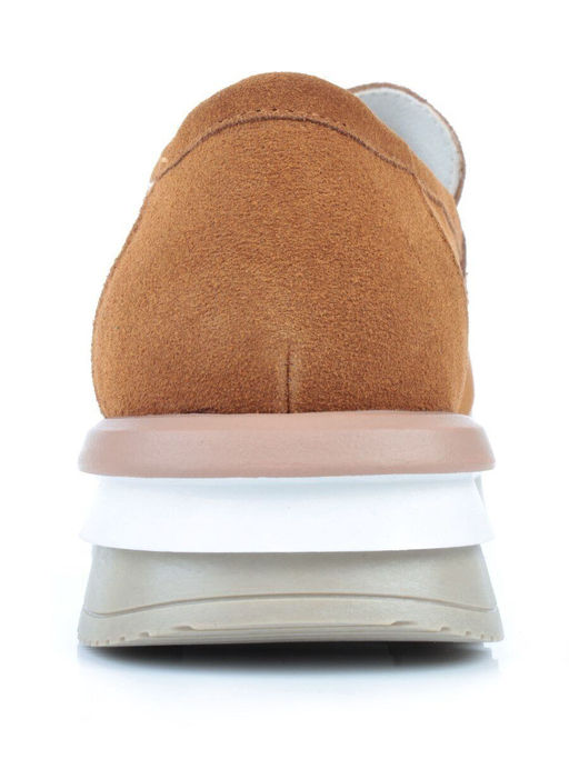 03-5951-2 BROWN Лоферы женские (натуральная замша) - No name фото 9