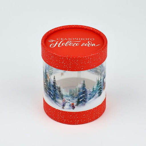 Коробка новогодняя подарочная «Сказочного Нового года», 10×11 см