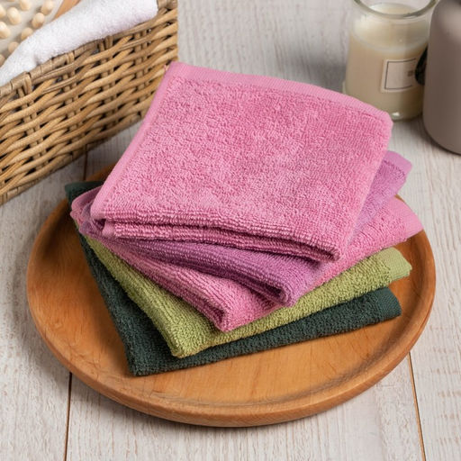 Набор махровых салфеток Уголок счастья 30х30 см -5шт, 100% хлопок, 340гр/м2 - Этель фото 2