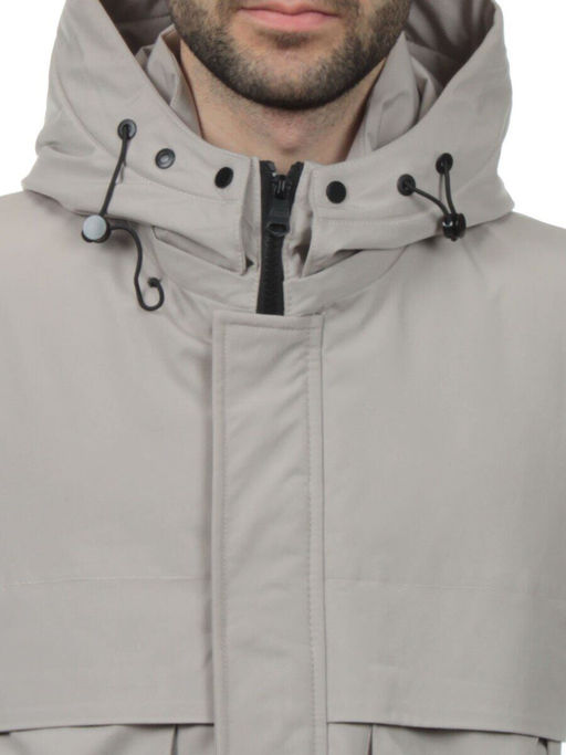 8896 BEIGE Куртка мужская зимняя облегченная (130 гр. холлофайбер) - Fashion фото 3